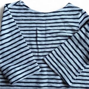 Striped Blue Women's Sweater
